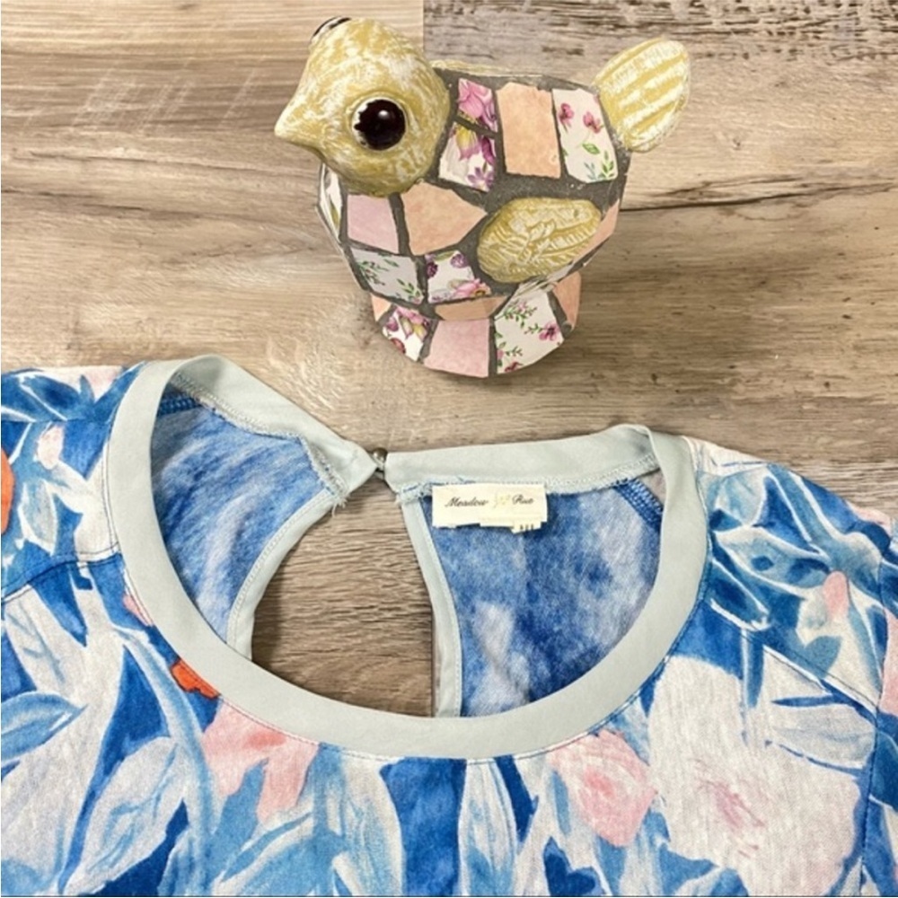 Anthropologie Meadow Rue "Linen
Fields" Swing Top - Picture 4 of 12